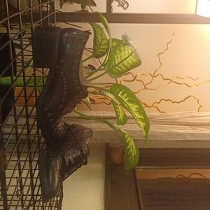 Michael Kors 9 and 1/2 black Women's Leather Oxfords